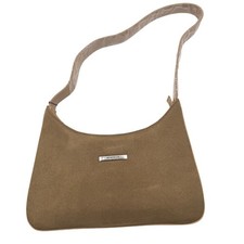 Moda Bella Womens Brown Suede Shoulder Baguet...