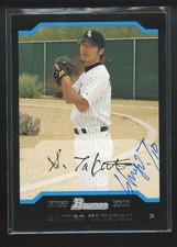 2004 Bowman SHINGO TAKATSU Signed Card autograph WHITE SOX rc JAPAN AUTO