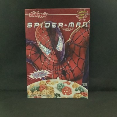 Kellogg s Spider-Man Cereal 2002 Unopened Sealed Box Marvel Movie Promo Display