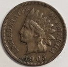  LOT OF (5) NICE INDIAN HEAD CENTS, FULL LIBERTY SET 1902,1904,1905,1907,1908 — photo 4