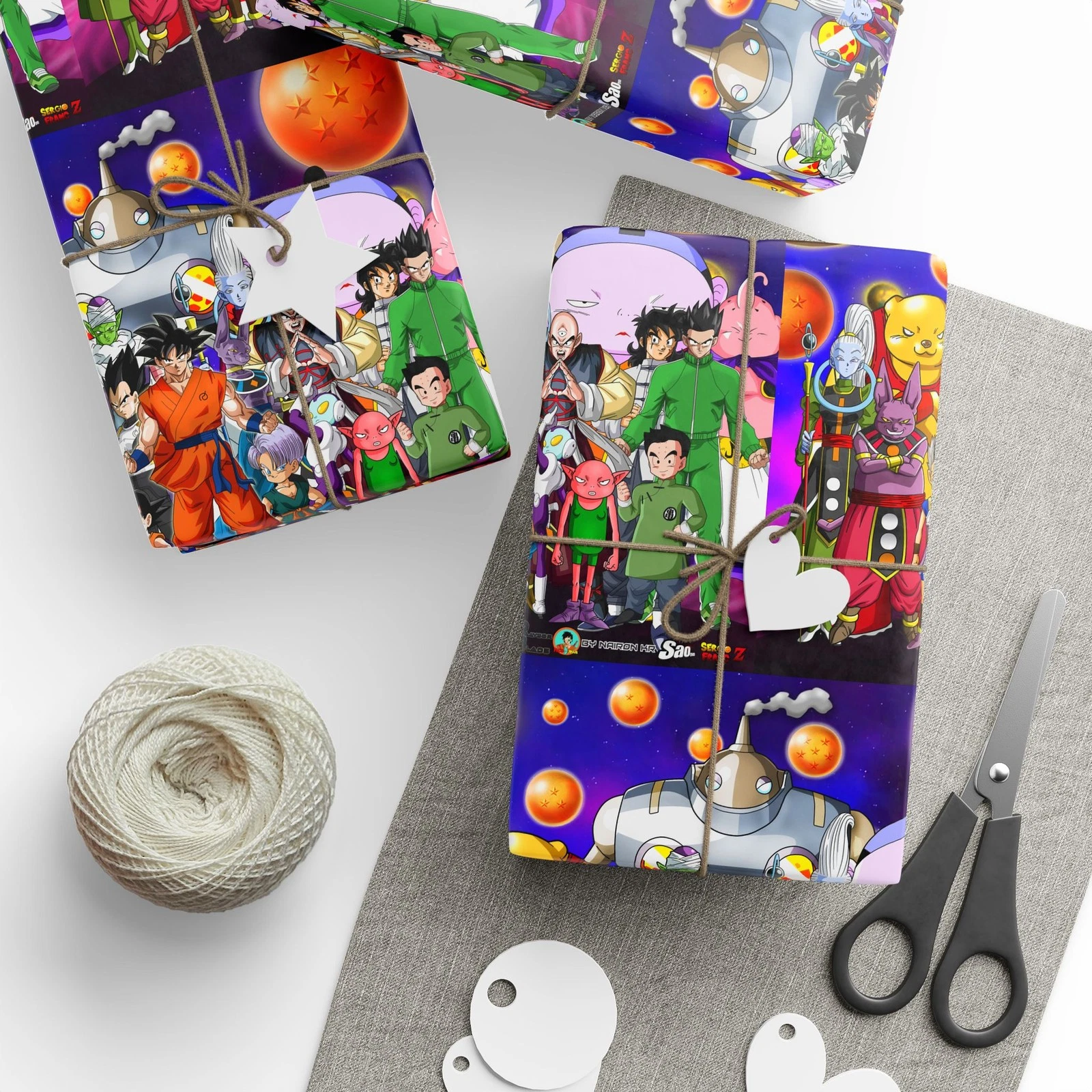 Discover Dragon Ball Z DBZ Anime Cartoon Wrapping Papers, Christmas Holiday Present Birthday Gift