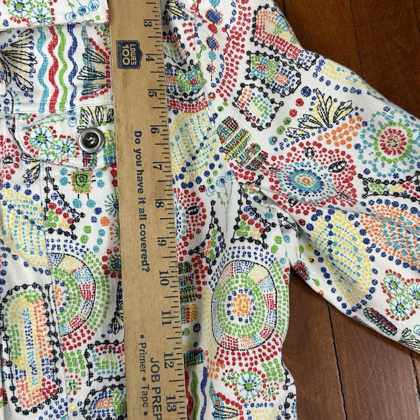 Ruby Rd. Jacket Womens Size 8 Petite Multicolored… - image 4
