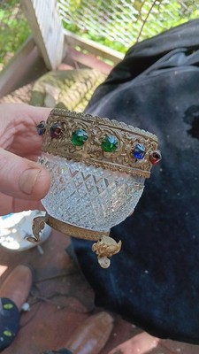 1889 Jeweled Art Nouveau Dish
