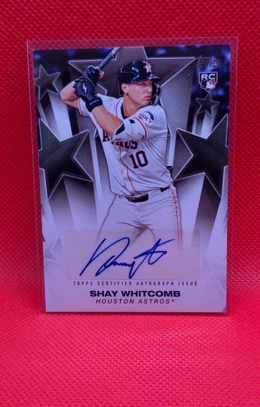 2025 Topps Series 1 - Baseball Stars Autographs Shay Whitcomb #BSA-SW (AU, RC)