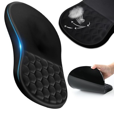 Handgelenkschonende Gel Mausmatte 15° Neigung Ergonomisch Mousepad 30x20x3cm