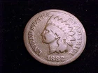 1882 Indian Head Cent,  Good Grade