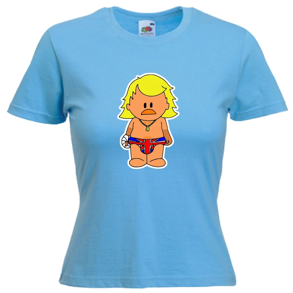 Keith Lemon Inspired Cartoon Ladies Womens Lady Fit T Shirt - Image 3 of 4