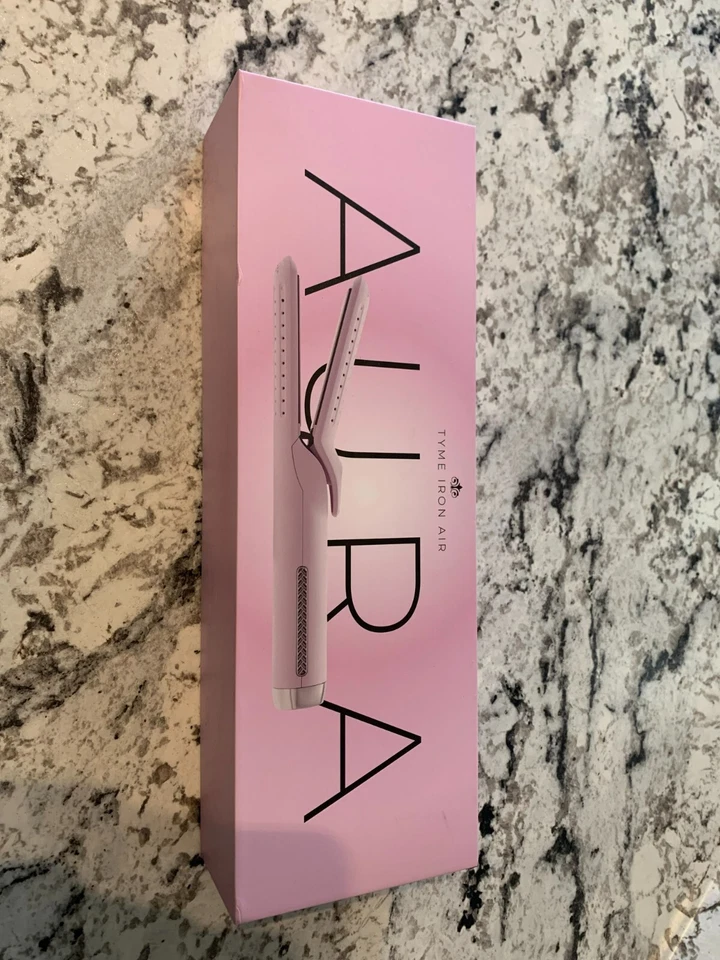 EN CAJA!!  Plancha rizadora Tyme Iron Air Aura lila/rosa rubor  Foto 2 de 4