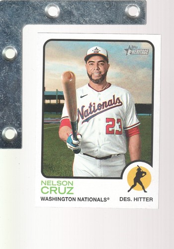 Topps Heritage High Number SP #701-725 2022 impresión corta selección de la lista hasta 35 % de descuento - Imagen 17 de 21