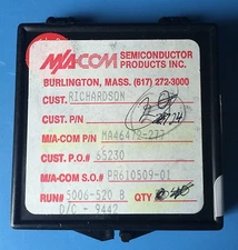 MA46472-277 MA-COM SEMICONDUCTOR VARACTOR DIODE SINGLE CHIP DIE 24/units