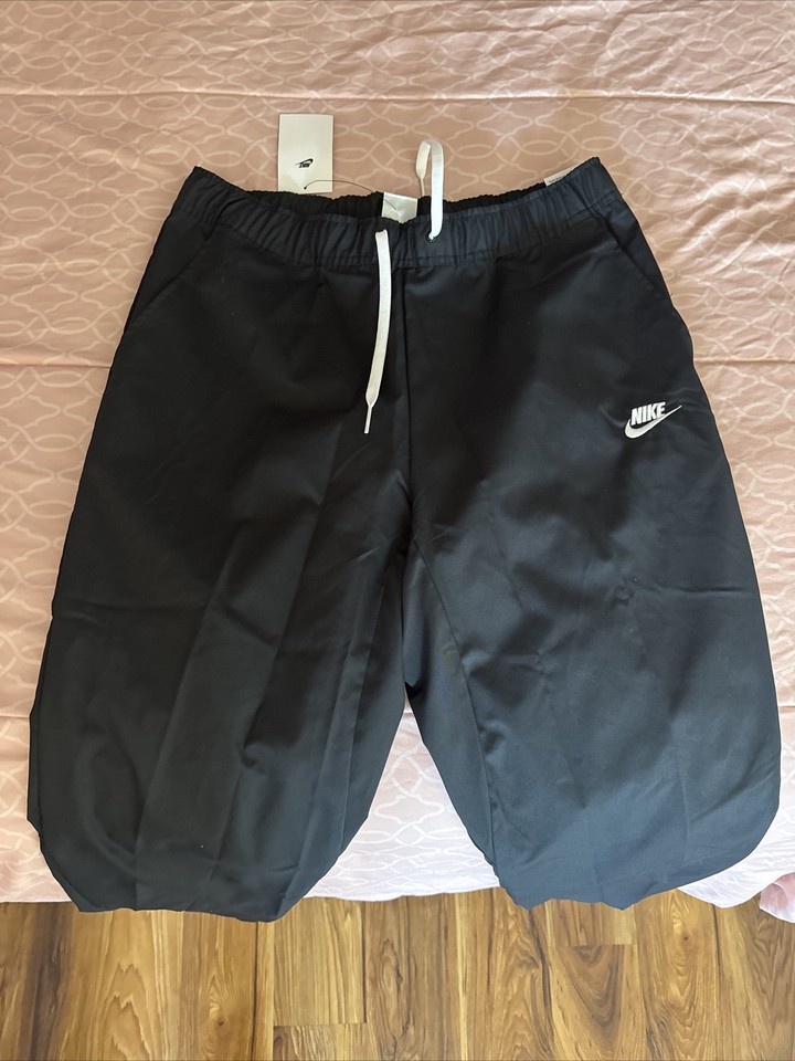 Nike Tapered Leg Cargo Pants Tech Sportswear Mens Utility Woven Black