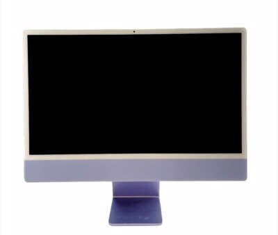 Purple iMac 24 inch M1 chip 8 gb RAM w/ Magic Keyboard and Mouse in original box