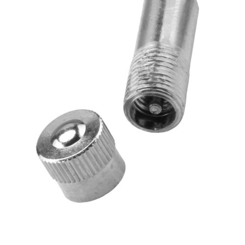 10PC Air Tire Valve Extension Adapter 45° Angle Car Stem Extender Silver - Picture 4 of 4