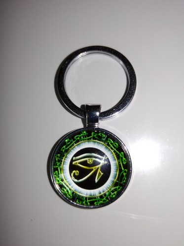 EYE OF HORUS EGYPTIAN VINTAGE PENDANT KEYRING - Picture 11 of 11