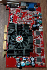 AGP card ATI Radeon 9500 Pro 128M Video VGA, S-Video, DVI-1