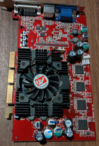 ATI Radeon 9500 Pro graphics card (2002) — product photo: AGP card ATI Radeon 9500 Pro 128M Video VGA, S-Video, DVI-1