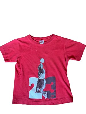 Vintage Youth Nike Air Jordan T-Shirt Size Kids Large 90s Slam 