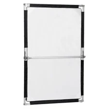 Sun Scrim Panel 100x150cm - Collapsible Frame w/ Diffusion & Silver/White Cover