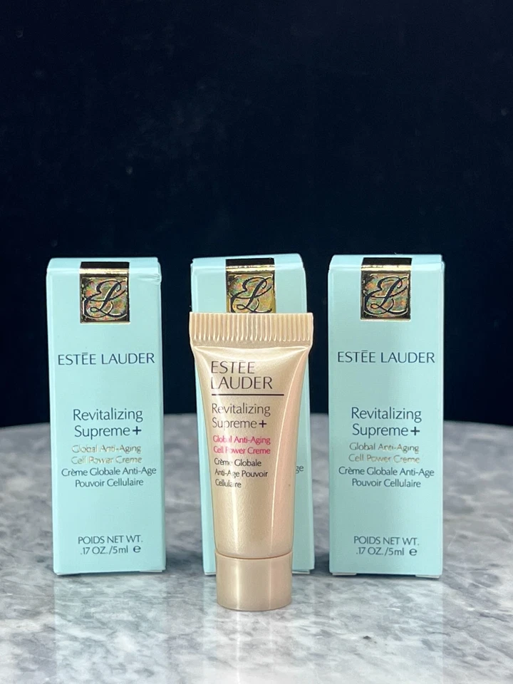 Estee Lauder Revitalizing Supreme Global Cell Power Cream 0.17oz(LOT OF 3)SAMPLE - Image 2 of 4