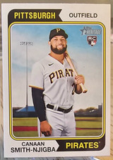 2023 Topps Heritage Canaan Smith-Njigba RC #312 Pirates