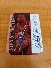 1998-99 SP Authentic Sign of the Times Othella Harrington Die Cut Autograph $$$