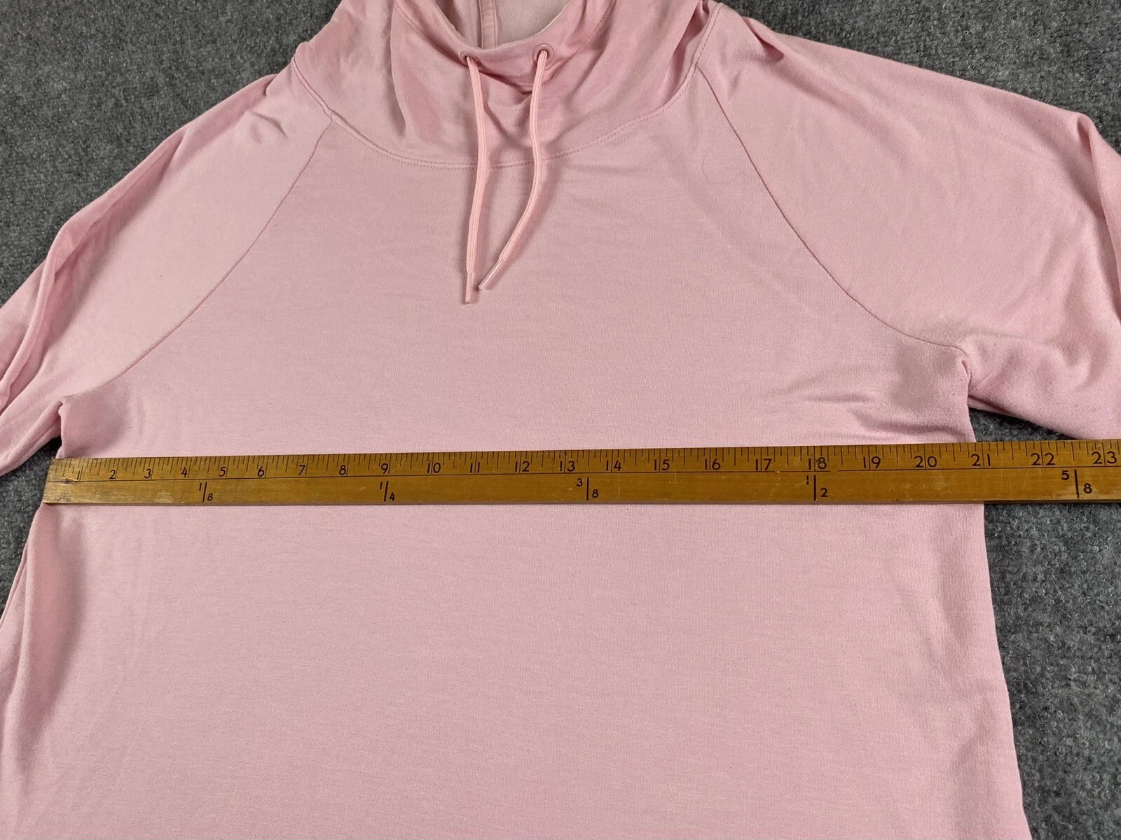 VETEMENTS AVIA Pullover Donna Manica Lunga Felpa con Cappuccio Rosa Foro Pollice Taglia L (12 14) Running