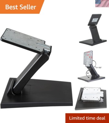 Versatile Desk TV Stand for 10-27 Inch Monitors - Compact, Adjustable & Stylish