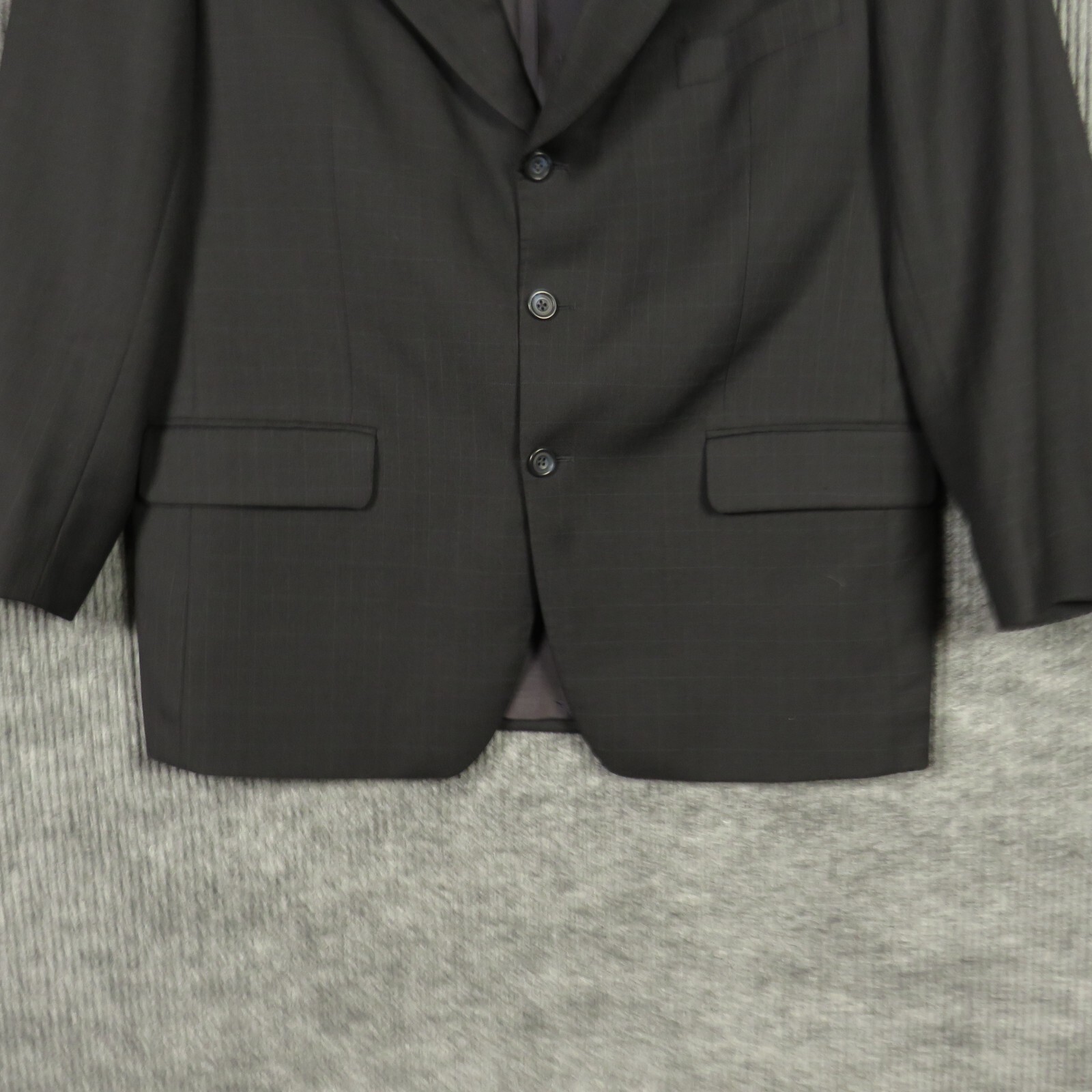 Cappotto sportivo Yves Saint Laurent uomo 100% lana peggiorata designer foderato 3 bottoni