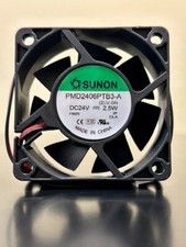 SUNON PMD2406PTB3-A 2 .U.GN DC24V 2.5W 60X60X25MM 2wire cooling fan