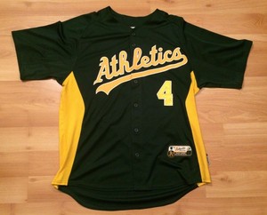 yellow a's jersey
