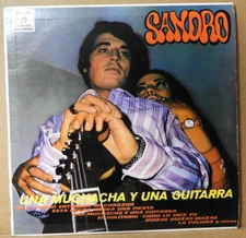 SANDRO "Una Muchacha y Una Guitarra" 1968  (COLUMBIA/MDC1181) VG+/VG+!!