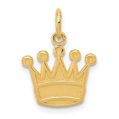 14k Kings Crown Charm K2751
