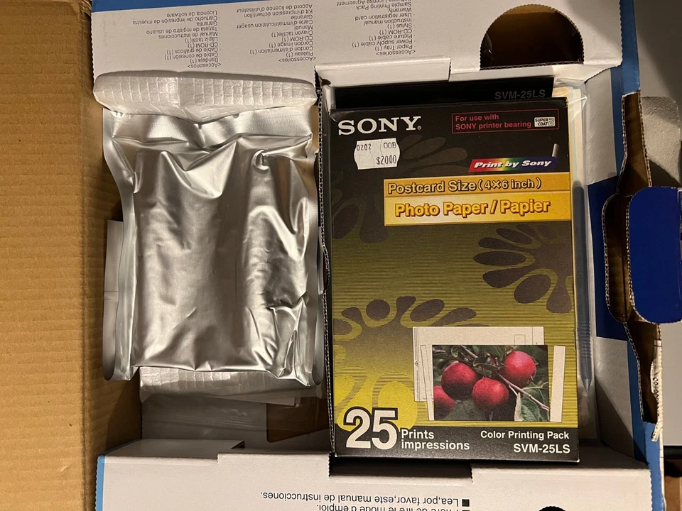 Sony DPP-SV77 Digital Photo Thermal Printer Brand New & Unused In Open Box - Image 4 of 4