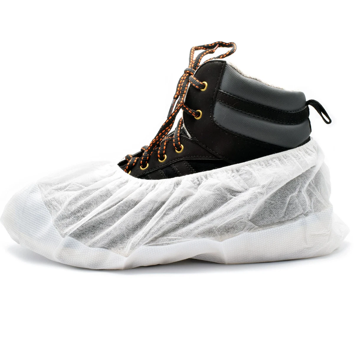 Tough White Overshoes Shoe Protectors Reusable Multi Buy Discounts