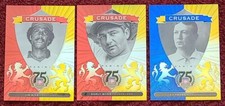 Lot of (3) 2014 Panini HOF #/75 CY YOUNG, JIM RICE, EARLY WYNN CRUSADE SP RARE