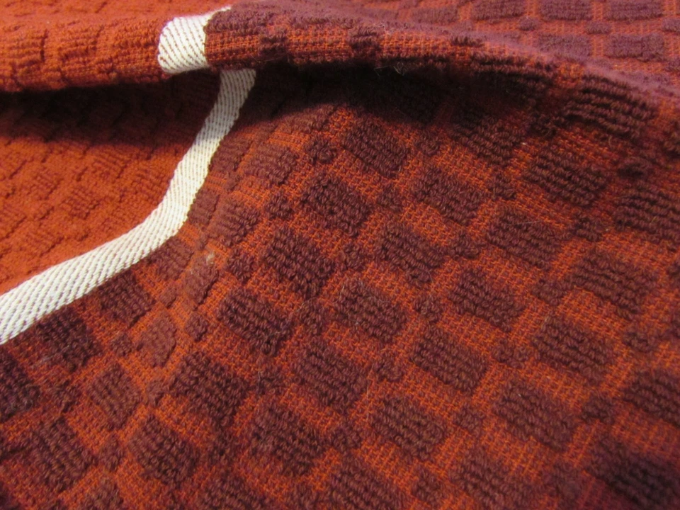 2 подвесных кухонных полотенца бордовые комплект крючком топы ручной работы красные - Изображение 4 из 4