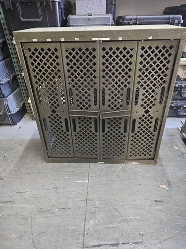 SPACE SAVER UNIVERSAL WEAPONS RACK RIFLE PISTOL CABINET SAFE GUN ARMY ...