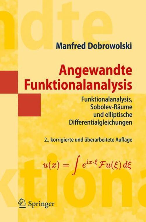 Thumbnail - Angewandte Funktionalanalysis Manfred Dobrowolski Taschenbuch