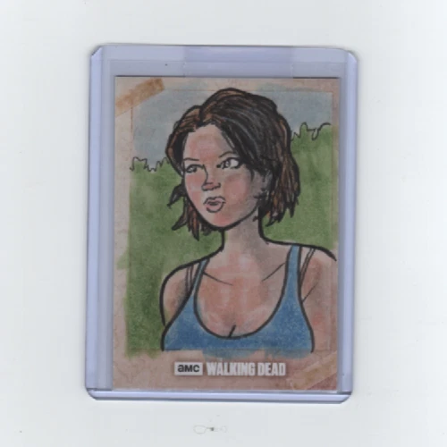 Walking Dead with Sketch Collectable Trading Cards for sale | eBay