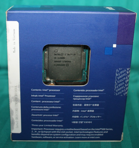 Intel Core i9-11900K 3.5GHz 8-Core 16 Thread LGA 1200 11th Gen Desktop ...