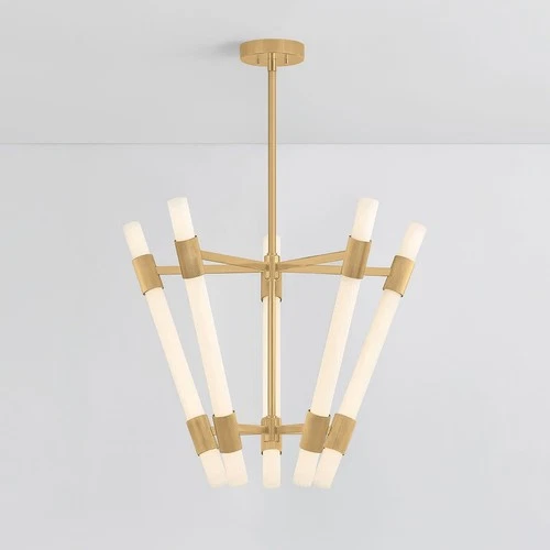 Corbett Lighting 509-32 Krakow 32"W LED Chandelier - Brass - Picture 6 of 8