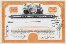 Sinclair Oil Corporation 1967 Salt Lake City Chicago B&ouml;rsenmakler 100 Shares