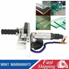 Electric Glass Edging Machine 110V Straight Round Bevel Edge Trimmer Grinder