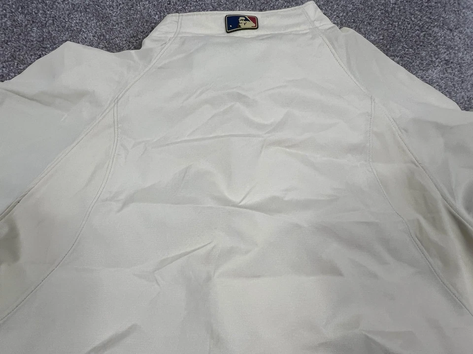 Chaqueta de los Medias Rojas de Boston para Hombres Mediana MLB Béisbol Pullover Cremallera Majestuosa Base Genial Foto 4 de 4