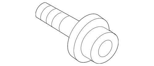 Wht 009 080 Genuine Volkswagen Axle Bolt WHT-009-897 | eBay