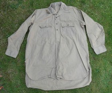WW2 British Khaki Aertex Tropical Cellular Desert Shirt Uniform North Africa SAS