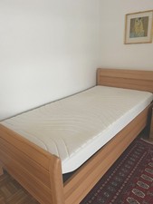 TEMPURBETT MONDO COMFORT PLUS 100x200cm Kernbuche Mit Systemrahmen Premium Flex