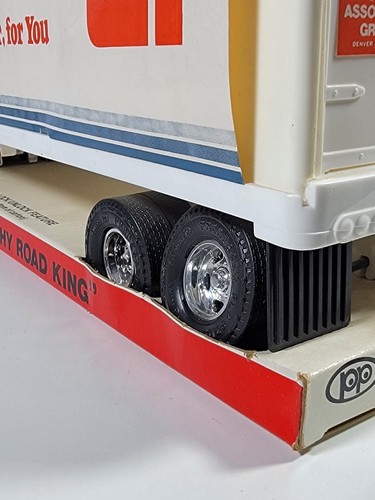 VTG PROCESSED PLASTICS COMPANY 18 WHEELER BIG RIG PLASTIC TOY SET #2250 BOXED - Picture 16 of 21
