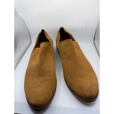 Toms Jutti Neat Tan Suede Pointed Toe Slip On Loafers Flats Womens 9 - Image 1 of 4