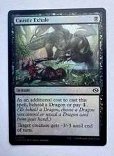 Caustic Exhale Foil (074) Tarkir: Dragonstorm TDM MTG Magic
